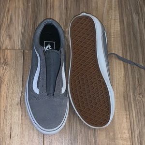 NEVER WORN GREY VANS